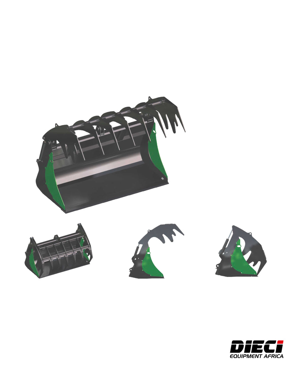 Bucket with Grab Dieci Telehandlers (Pty) Ltd