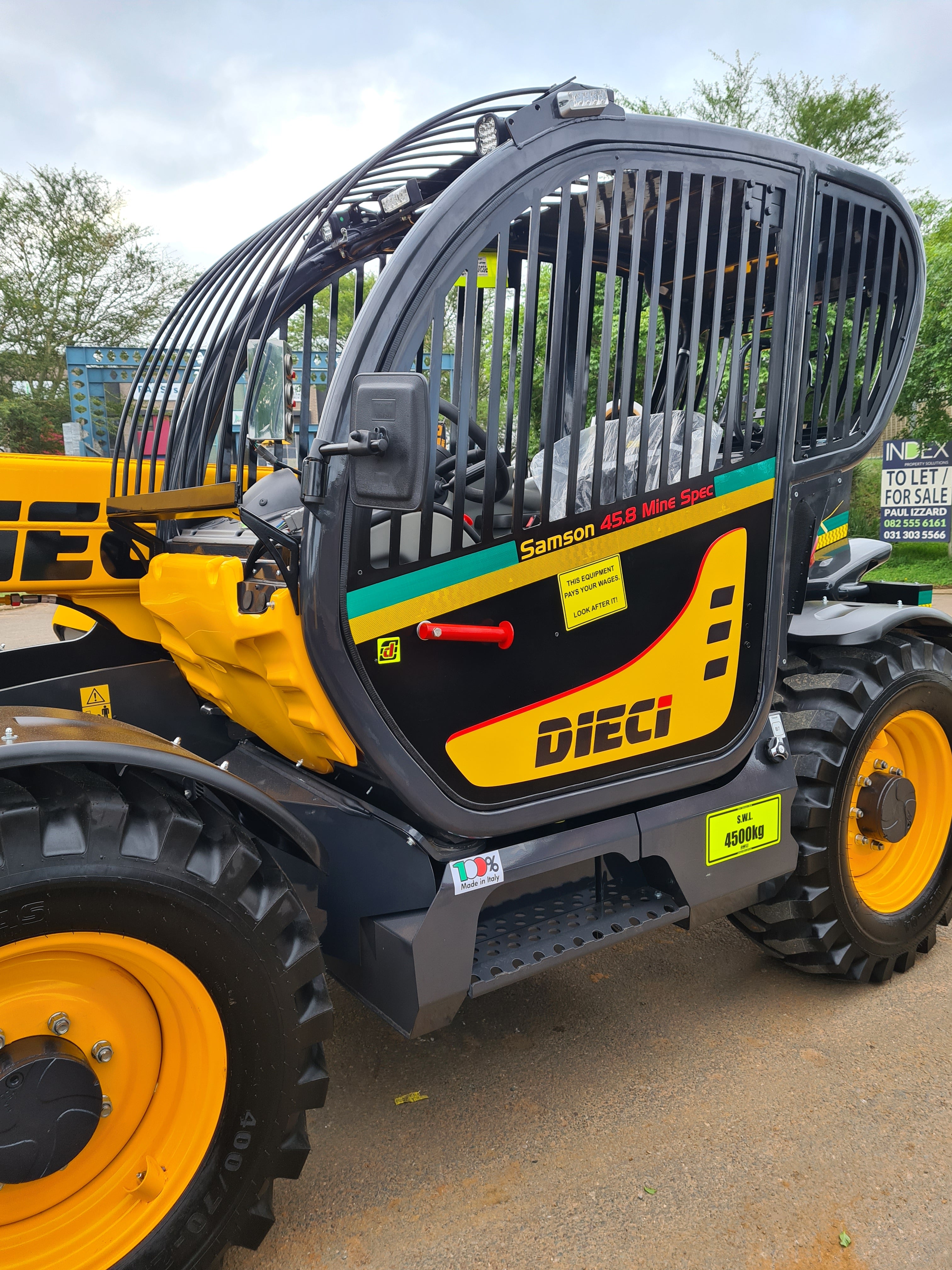 Dieci Samson 45.8 Underground Mine Spec Telehandler – Dieci ...